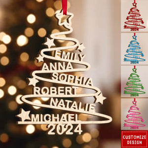 Personalized Gifts For Family Christmas Ornament - 2024 New Release