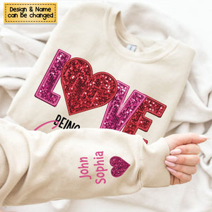 Personalized Sweatshirt - Love Being Called Grandma