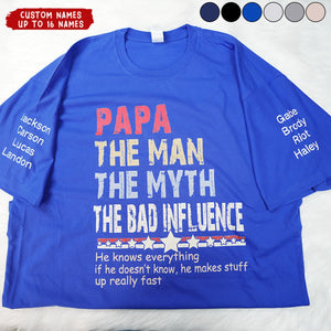 Personalized Papa legend influence T-Shirt