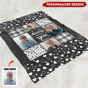 We Miss You - Personalized Flannel Blanket