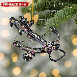 Personalized Crossbow Hunting Arrow Christmas Ornament - 2024 New Release