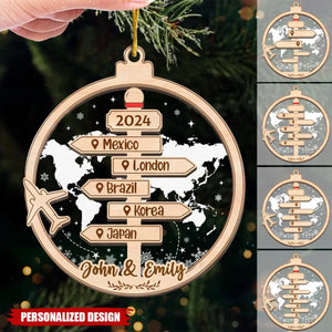 Adventure Is Worthwhile-Personalized Ornament-2024 New Release