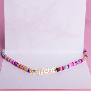 Personalized Rainbow Name Necklace - Gift For Girl,Daughter,Granddaughter