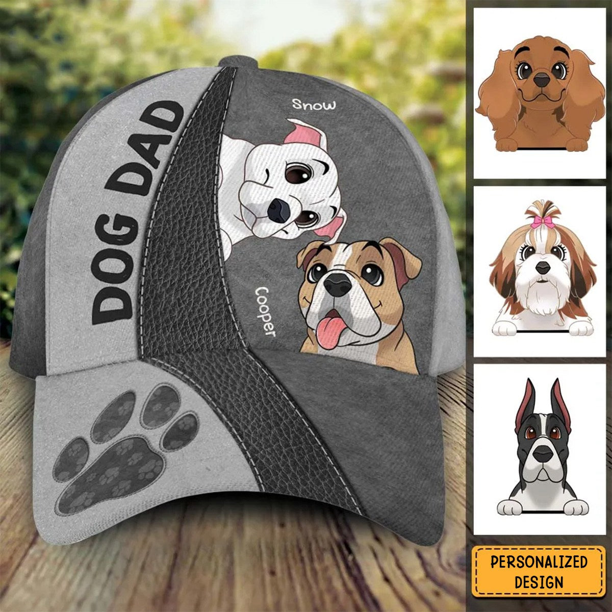 Dog Dad Cap-Personalized Cap-Gift For Pet Owners