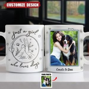 A Dog Will Teach You Unconditional Love - Dog Personalized Mug - Gift For Dog Lovers