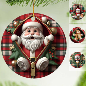 Zipper Effect Christmas Tree Ornament - 2024 New Release