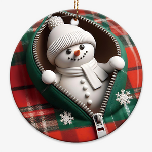 Zipper Effect Christmas Tree Ornament - 2024 New Release