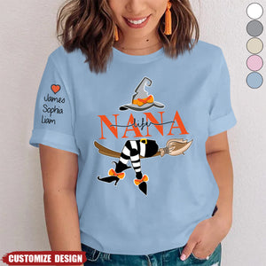 Personalized Nana Life Witch Shirt - Gift For Grandma Halloween