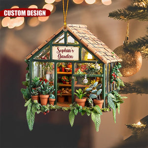 Personalized Greenhouse garden Christmas Ornament-Gifts For garden Lovers-2024 New Release