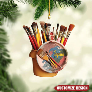 Personalized Painter's Art Palette Christmas Ornament - 2024 New Release