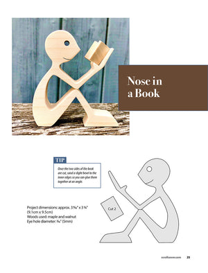 Personalized Wooden Book Lover Carvings