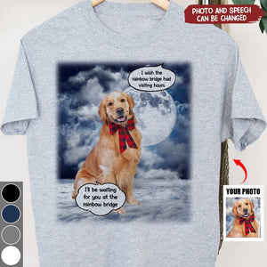 I Miss You Memorial - Personalized Photo Shirt