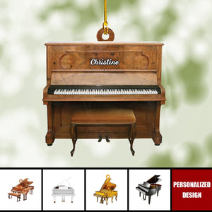 Personalized Piano Christmas Ornament-Gifts For Piano Lovers-2024 New Release