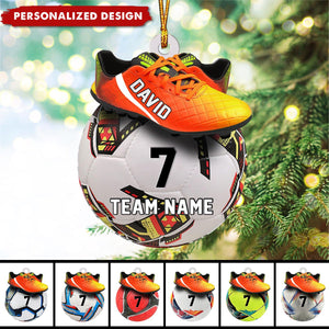 Personalized Soccer Ornament-Gifts For Soccer Players and Soccer Lovers-2024 New Release