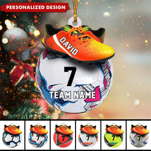 Personalized Soccer Ornament-Gifts For Soccer Players and Soccer Lovers-2024 New Release