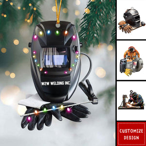 Personalized  Welder Ornament - 2024 New Release