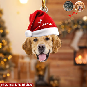 2024 New Release Funny Christmas Face - Personalized Family Photo Ornament-Gift For Family Or Friends