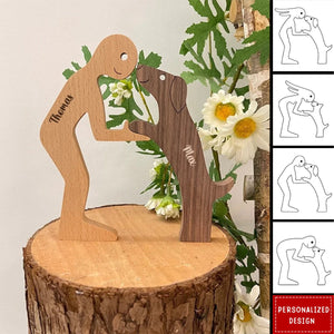 I Like Dogs,The Dog Is The God Of Frolic-Personalized Shaped Wooden Art Puzzle-Gift For Pet Owners, Pet Lovers