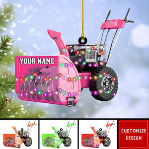 Personalized Snow Blowers Christmas Ornament - 2024 New Release