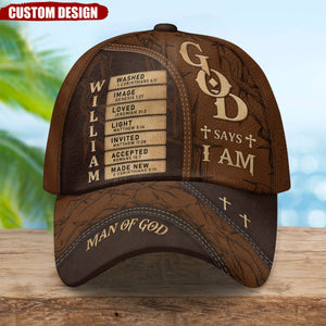 Man Of God - Personalized Classic Cap