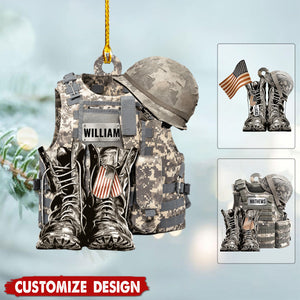 Personalized Military Uniform Christmas Ornament-2024 New Release