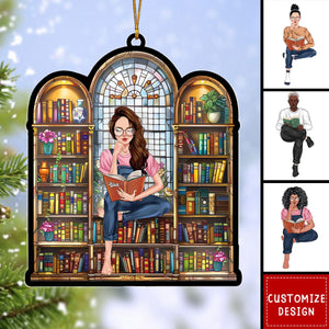 2024 New Release - Personalized Gifts For Book Lover Christmas Ornament