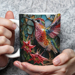 Colorful Hummingbird Mug - Gift For Bird Lovers