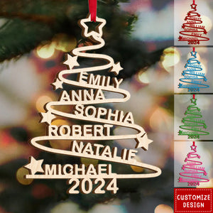 Personalized Gifts For Family Christmas Ornament - 2024 New Release