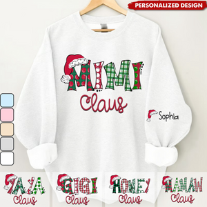 2024 New Release Mimi Claus Christmas and Grandkids-Personalized Sweatshirt