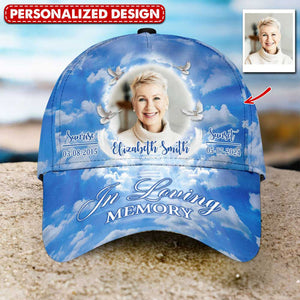 Heaven Sky Custom Photo Memorial Cap