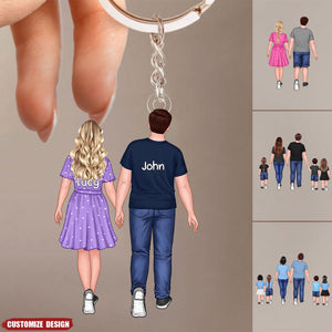 Personalized Family Keychain - Gift For Family, Couple