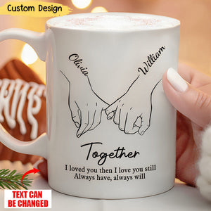 I Love You Forever & Always - Couple Personalized Mug