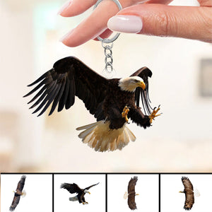 Eagle Keychain-Perfect Gift for Eagle Lover