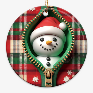 Zipper Effect Christmas Tree Ornament - 2024 New Release