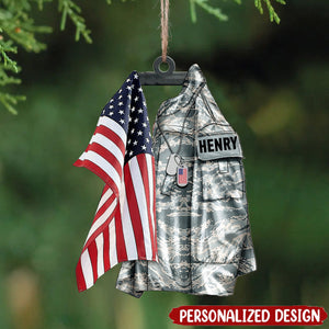 2024 New Release U.S Airforce/Navy/Army/Marine Hanging Christmas Ornament