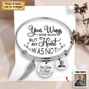 I am Always With You - Personalized Memorial Angel Bracelet