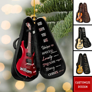 2024 New Release - God Says You are - Personalized Harp Musical Instrument Ornament