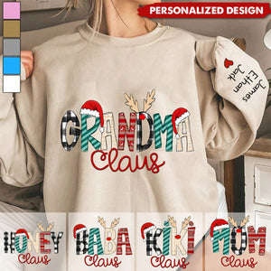 Family Best Gifts For Christmas-Personalized Christmas Gigi Sweatshirt