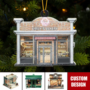 Personalized Bakery Christmas Ornament - Gift For Baking Lovers - 2024 New Release