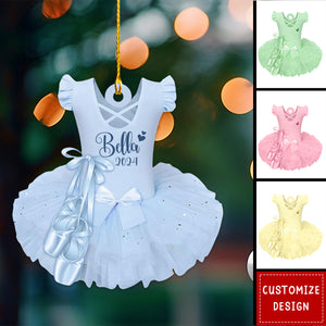 Personalized Ballet Christmas Ornament, Gift for Ballet Dancers, Ballerina - 2024 New Release