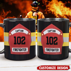 Personalized Firefighter Mug - Gift For Firefighter