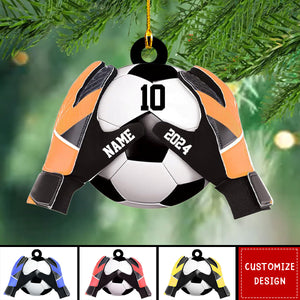 Personalized  Soccer Goalkeeper Christmas Ornament - Gift For Soccer Lovers - 2024 New Release