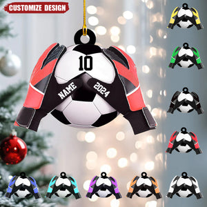 Personalized  Soccer Goalkeeper Christmas Ornament - Gift For Soccer Lovers - 2024 New Release