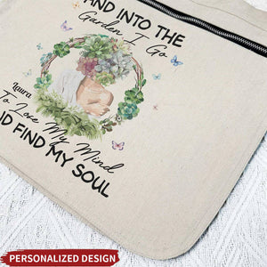 Into The Garden I Go To Lose My Mind And Find My Soul - Personalized Apron