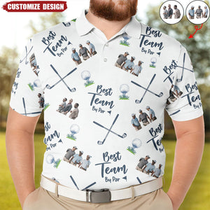 Best Team By Par - Personalized Photo Polo Shirt