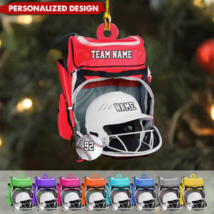 Personalized Baseball Christmas Ornaments-Gifts For Baseball Lover-2024 New Release