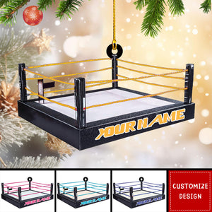 Personalized Wrestling Christmas Ornament Gift For Wrestler - 2024 New Release