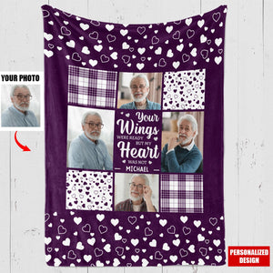 We Miss You - Personalized Flannel Blanket