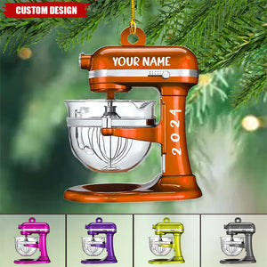 Personalized Baking Mixer Lights Ornaments - 2024 New Release