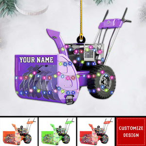 Personalized Snow Blowers Christmas Ornament - 2024 New Release